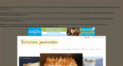 Desktop Screenshot of invitationsgourmandes.fr